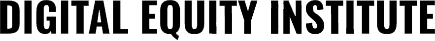 Digital Equity Logo Black